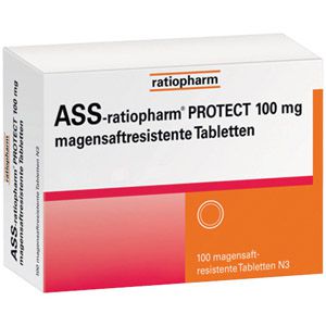 ASS-ratiopharm PROTECT 100 mg magensaftr.Tabletten